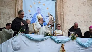 Per le vie della città vecchia di Gerusalemme per chiedere l’intercessione della Vergine Maria