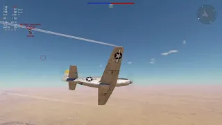 BF109 K4 vs P51H turn fight