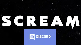 Scream "Discord Server" ad.