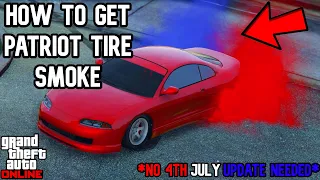 GTA 5 Online: How To Obtain Patriot Tire Smoke + Pure Black Crew Colour