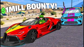 Surviving $1M BOUNTY using Ghillie Suit in GTA 5 RP!