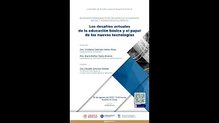 Seminario "Los desafíos actuales de la educación básica y el papel de las nuevas tecnologías"