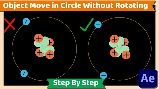 After Effects Tutorial : How to Make Object Move in Circle without Rotating
