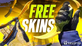 THIS IS HOW TO GET FREE CSGO SKINS ON KEY-DROP!