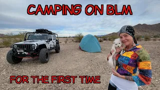 BLM Camping In Quartzite Arizona