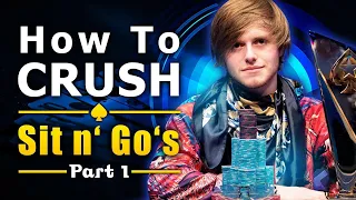 How to CRUSH online Sit 'n' Go - a free peek into Charlie's 1on1 coaching sessions - Part 1