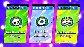 BOT LOST ALL CHALLENGES?😎 Solo Duo Showdown and Brawl ball Challenge🤡