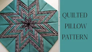 Pillow Cover Cutting And Stitching Tutorial || Quilted Pillow Pattern || Kussen Cover