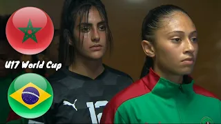 Morocco vs Brazil U17 Women's World Cup 2022 WissalTitah-مباراة كاس العالم النسوي المغرب ضد البرازيل