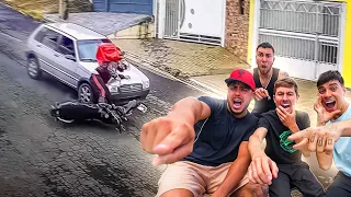 REAGINDO AS MELHORES QU3DAS DO XRACING COM MEUS AMIGOS