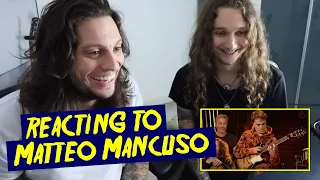 METAL GUITARISTS REACT TO MATTEO MANCUSO SHRED STYLE