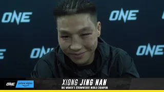 Xiong Jing Nan fired up following win over Angela Lee at ONE on Amazon Prime 2