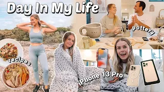 DAY IN MY LIFE: New iPhone 13 Pro Unboxing, Pottery & Cooking!