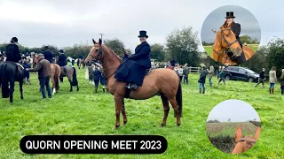 Quorn Hunt Opening Meet 2023 || Side Saddle