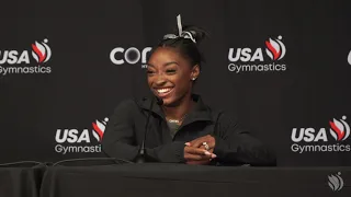 Simone Biles Speaks at Post-Xfinity U.S. Gymnastics Championships Press Conference