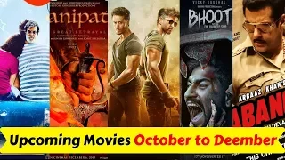 20 Bollywood Upcoming Movies Complete List 2019 | October to December