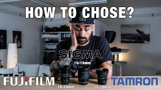 Sigma 10-18mm Fuji-X vs Fujinon 10-24mm vs Tamron 11-20mm | which is best for YOU?