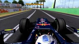 Sebastian Vettel Melbourne Onboard 2010 rfactor