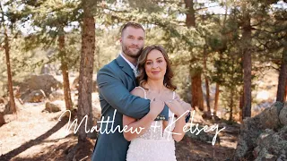 Matthew + Kelsey Wedding Highlight || Woodlands Colorado