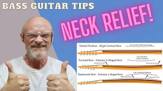 Bass Guitar Neck Relief Explained From Luthier's Lair LIVE!