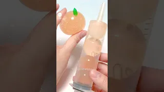 🐸대왕개구리알로 귀여운 오렌지🍊말랑이 만들기 - Cute Orange Squishy DIY with Giant Orbeez and Nano Tape#밍투데이#테이프풍선