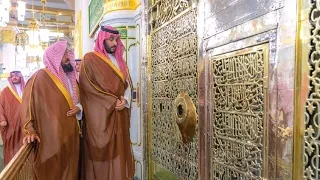 Saudi Prince Muhmmad bin Salman today visit Masjid Nabawi ﷺ & Quba Mosque