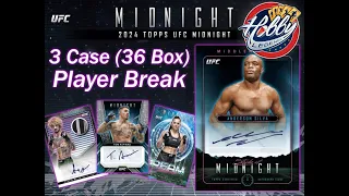 2024 Topps UFC MIDNIGHT 3 Case (36 Box) Player Break eBay 05/31/24