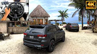 Jeep Trackhawk & Range Rover Sport | OFFROAD CONVOY | Forza Horizon 5 | Thrustmaster T300RS gameplay