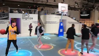 LED Sports Floor Basketball Game!