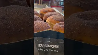 Ube Cheesecake Doughnut from DOUGH Artisanal Doughnuts at Urbanspace Vanderbilt 🍩