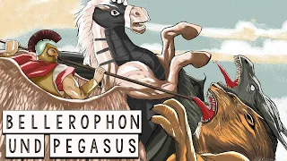 Der Mann, der davon träumte, Gott zu sein (Bellerophon und Pegasus) Griechische Mythologie