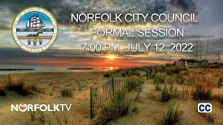Formal Session - Norfolk City City Council; July 12, 2022
