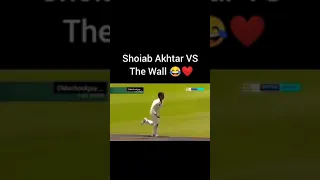 shoiab akthar vs the wall // best defence of the cricket world #pakvsind #thewall #AUSvsIND
