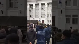 Бердянск, пришел на митинг против окупантов