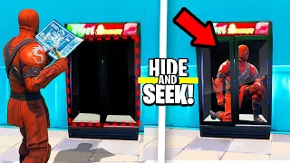 Fortnite HIDE and SEEK aber JEDER baut sein VERSTECK!