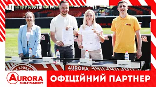 Мережа мультимаркетів Аврора - офіційний партнер ЖФК Кривбас