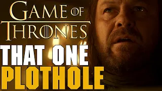 The One Plothole You DIDN'T Notice in Game of Thrones