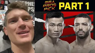 MMA Pros Pick ✅ Korean Zombie vs. Dan Ige - Part 1 👊 UFC Vegas 29