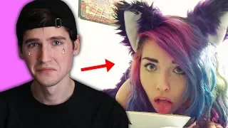 this guys girlfriend identifies as a CAT LOL