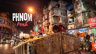 Disparities Between Rich and Poor in Phnom Penh, Cambodia Urban Slum Next to Sky Scrapers #cambodia