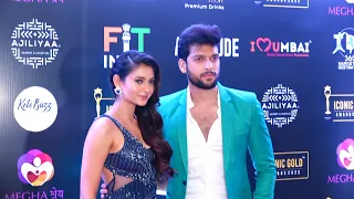 🌹💖Sai Ketan Rao & 🌹💖Shivangi Khedkar Mehndi Hai Rachne Waali FAME At Red carpet Iconic Gold Awards🌹💖