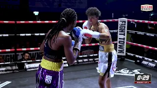 Elizabeth Oshoba vs Nadia Flalhi (Full Fight) - Fight Town Swindon - Neilson Boxing - 30th Sept
