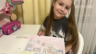 Алиса зайчик сделала бумажную комнату тока бока🏠