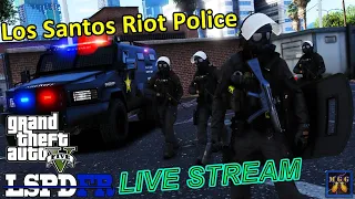 Los Santos Riot Police LIVE Patrol In An Armored Bearcat | GTA 5 LSPDFR Live Stream 171