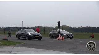 DRAG RACE: BMW M4 vs Mercedes CLS 55 AMG