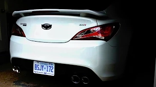 Genesis coupe Cold Start With Custom Exhaust