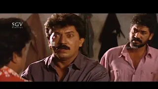 Devaraj Shocked By Listening Death News Of Prakash Rai | Lockup Death Kannada Movie Scene | Shobhraj