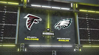 Madden NFL 24 - Atlanta Falcons Vs Philadelphia Eagles Simulation (Madden 25 Rosters)