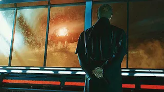 Cyberpunk 2077 - Johnny Nukes the Arasaka Building Scene