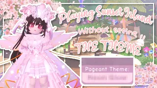 ❀ Playing Sunset Island but I CAN’T see the theme! ❀ || Sunset Island part 2 || Royale High